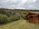Barn and mountain