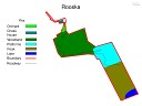 Map showing boundaries and subdivisions